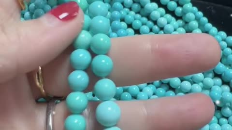 20250807-7 Natural Original Sterling Treatment Sleeping Beauty Turquoise beads