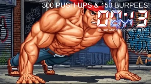 Everyday 300 push ups and 150 Burpees!