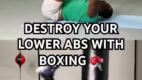 DESTROY YOUR LOWER ABS WITH BOXING 🥊