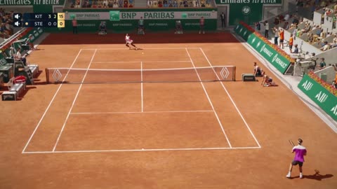 Top Spin 2K25 Federer Fantastic Inside Out Forehand Winner Online