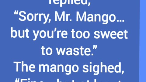 The Mango That Started Talking 🍋😂 | Funny Short Story