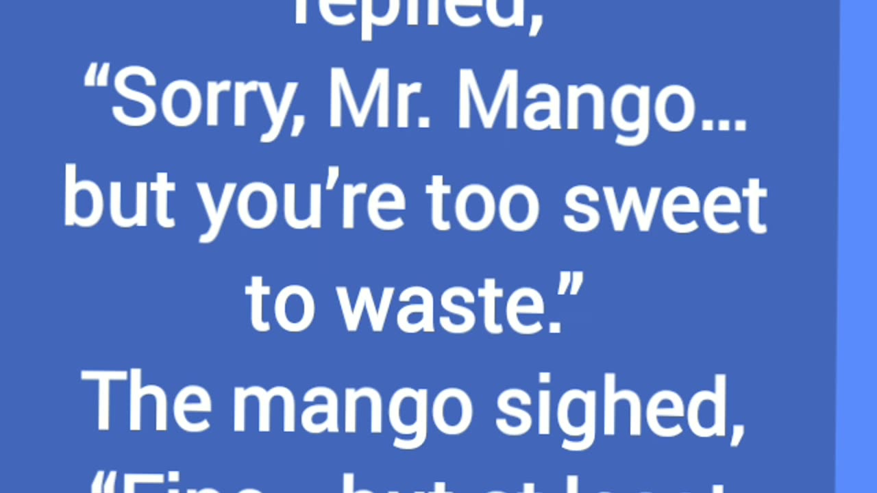 The Mango That Started Talking 🍋😂 | Funny Short Story