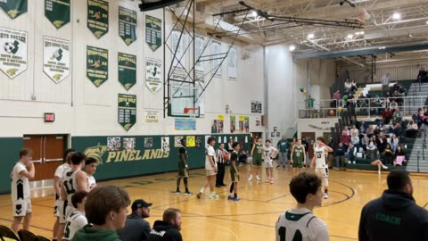 Pineland Regional vs Atlantic Christian Varsity Basketball 2025 End of game