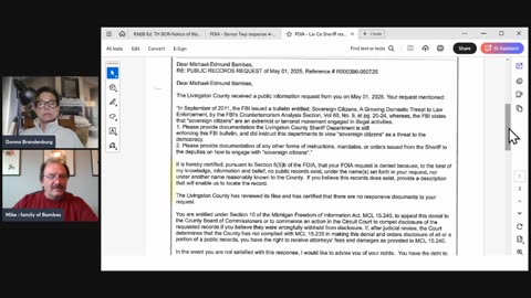 BNN (Brandenburg News Network) 5/13/2025 Lawful Defense & Pro Se Mike Bambas
