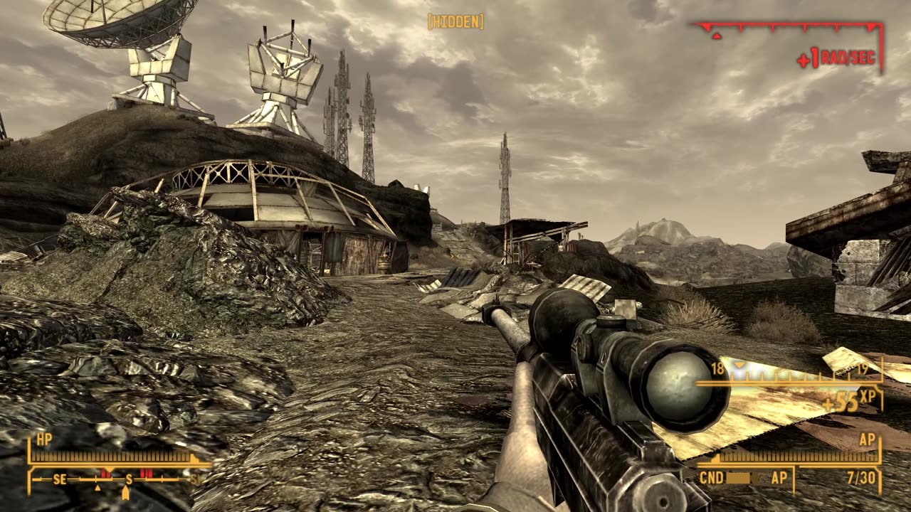 Fallout: New Vegas very hard nightmare mode permadeath run (HD PC) pt.8 FINAL I DIED