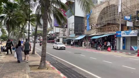 🇹🇭 How Is Thailand Now Pattaya Beach Road, So Many Beautiful Girls