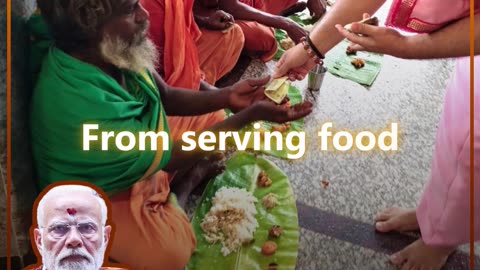 Acharya Ji Serves 1000s on Modi Ji's Birthday | Divine Annadaan Seva #modibirthdayspecial