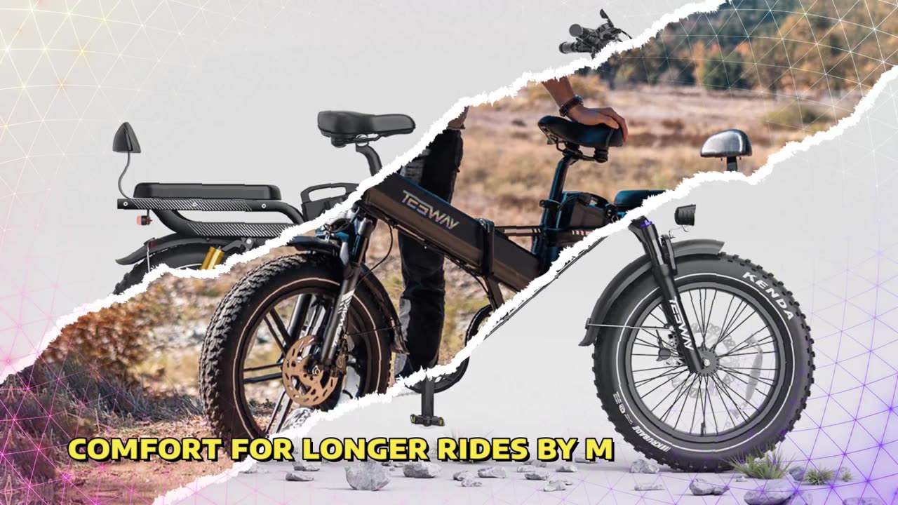 Tesway X7 Electric Bike 750W Motor 48V 30Ah Battery 20×4.0“ Off-Road fat Tire Electric Bike