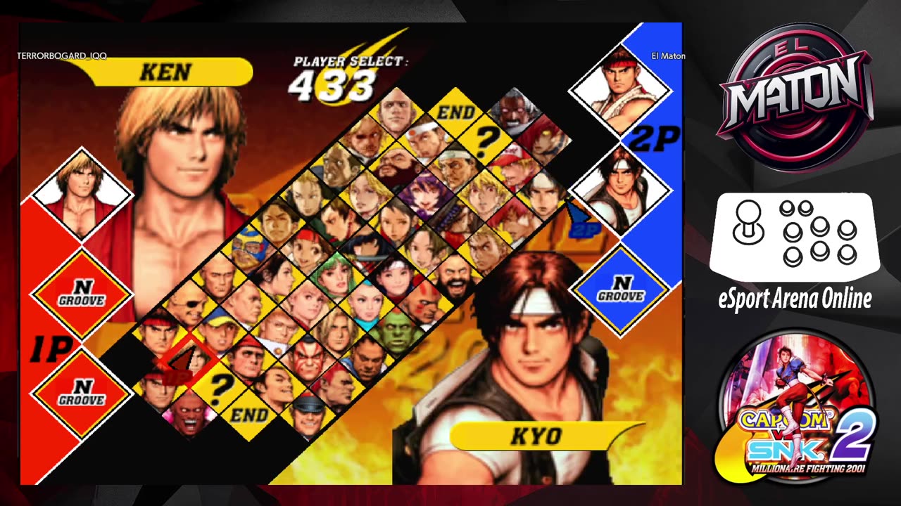 CAPCOM vs SNK 2 • Luchas en linea • "frankxperez" vs "ElMaton" vs "TERRORBOGARD_IQQ" • (2025/05/20)