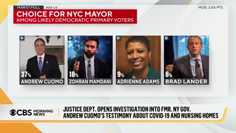 DOJ investigating former New York governor Andrew Cuomo over COVID-19 testimony: report