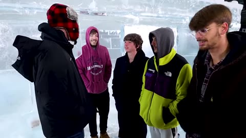 "I Survived 24 Hours Trapped in Ice ❄️ | Extreme Cold Challenge!"