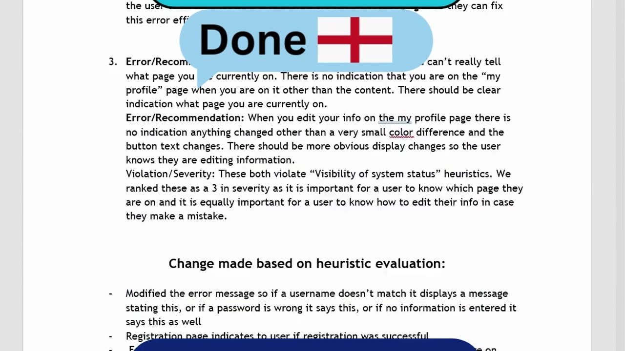 Student Work (Report) | COSC 341 Project Report UI/UX & HCI Research | Computer Science | UoM
