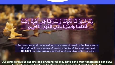 40 Rabbana Duas (Dua no 12)