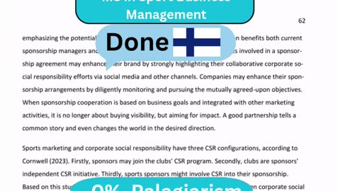 Student Work (Thesis ) | Part 5 JAMK MSc Sport Business | Final Discussion & Thesis Conclusion