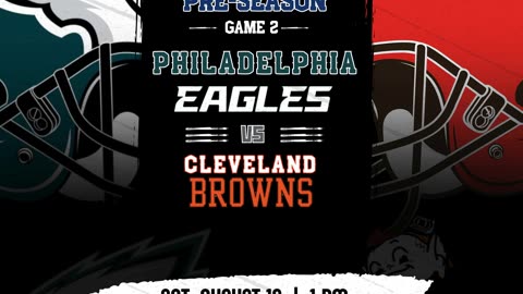Eagles vs Browns | Preseason | Streaming