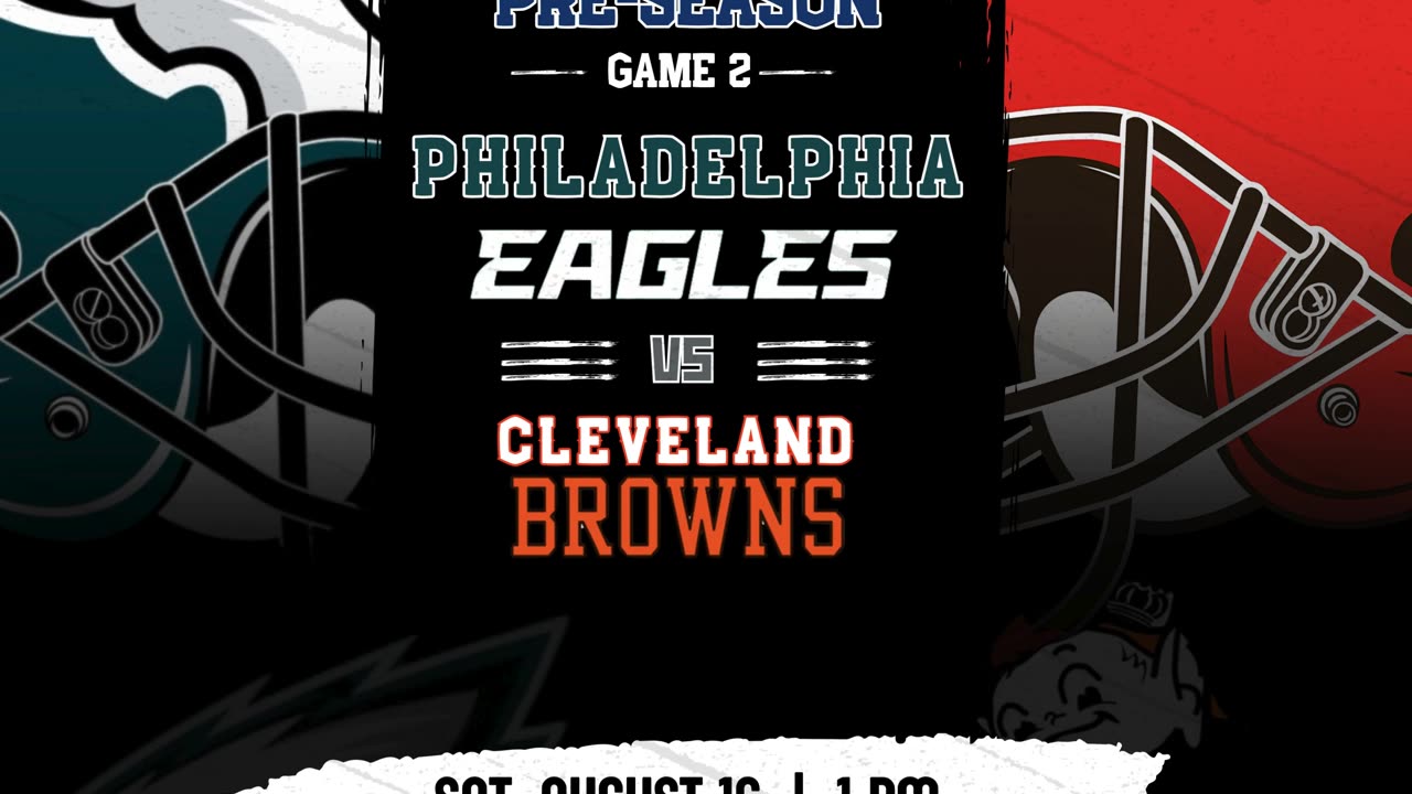 Eagles vs Browns | Preseason | Streaming