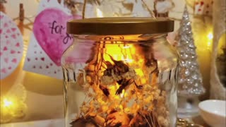 DIY Magic Glow Jar ✨🤍🕯️