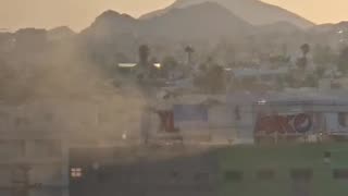 Medics and security forces are responding to reports of an impact in Eilat after sirens warning
