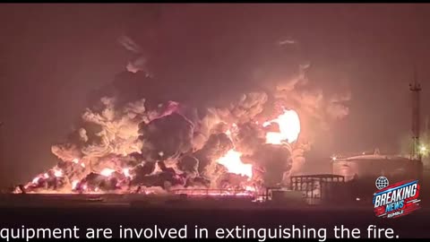 🔥 Explosion and Fire at Krasnodar Oil Facility After Drone Attack