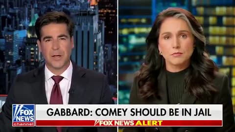 DNI Tulsi Gabbard suggests former FBI Director James Comey will be thrown in jail for threatening President Trump