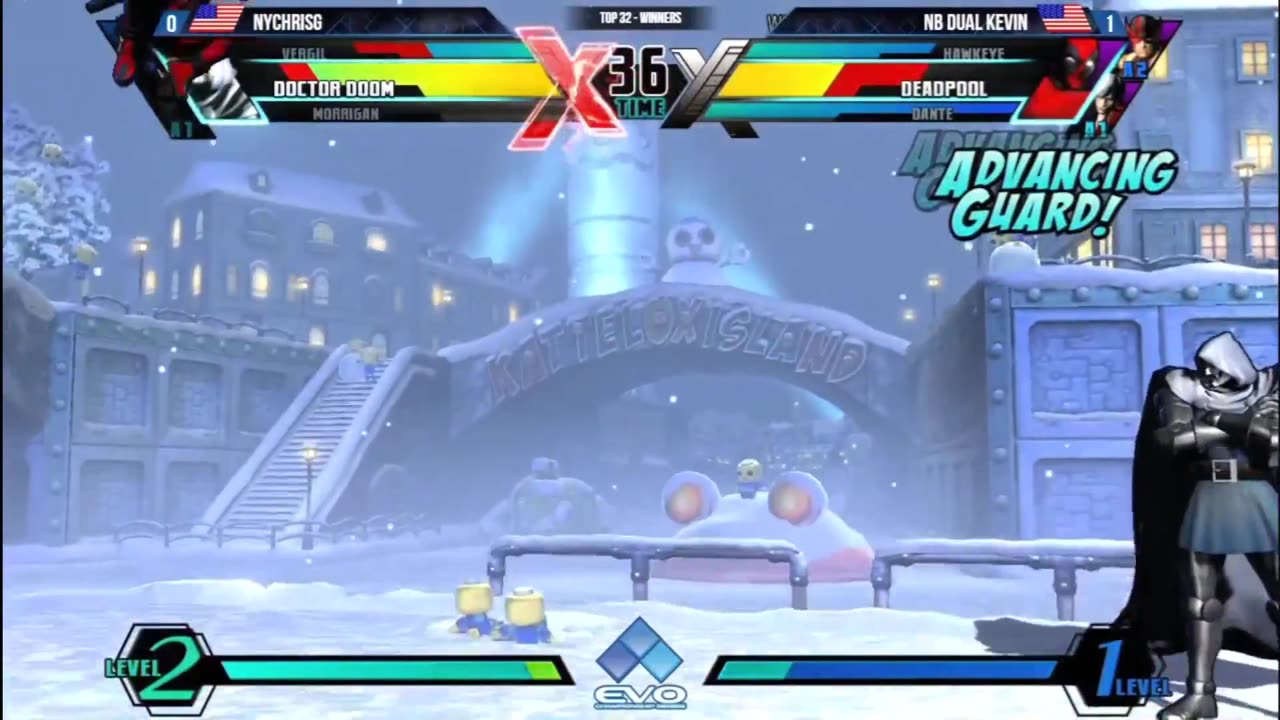 UMVC3 EVO 2016 Top 32 Chris G vs Dual Kevin