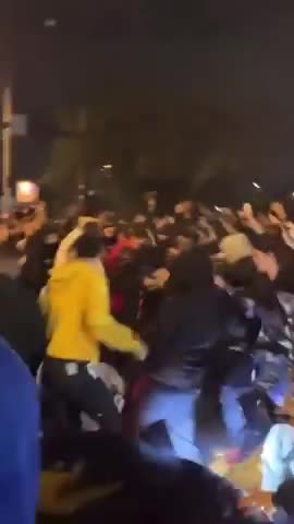 Older white man with nigger fatigue gets attacked by mob of niggers