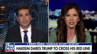 Kristi Noem fires back at Democratic leader's 'red line' declaration