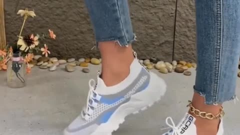 Women'S Breathable Mesh Platform Sneakers