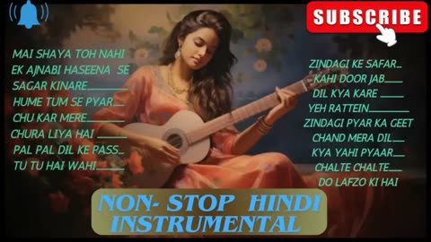 Nonstop Hindi instrumental #oldisgoldsongs #music #bollywood #hindi #oldsong #oldhindisongs