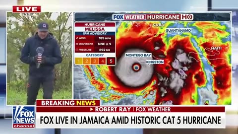 CAT 5 Hurricane Melissa Makes Landfall in Jamaica