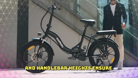 Hillmiles MilePort 1 Electric Bike 250W Motor 36V 13Ah Battery 20"x3.0" Fat Tires Electric Bike