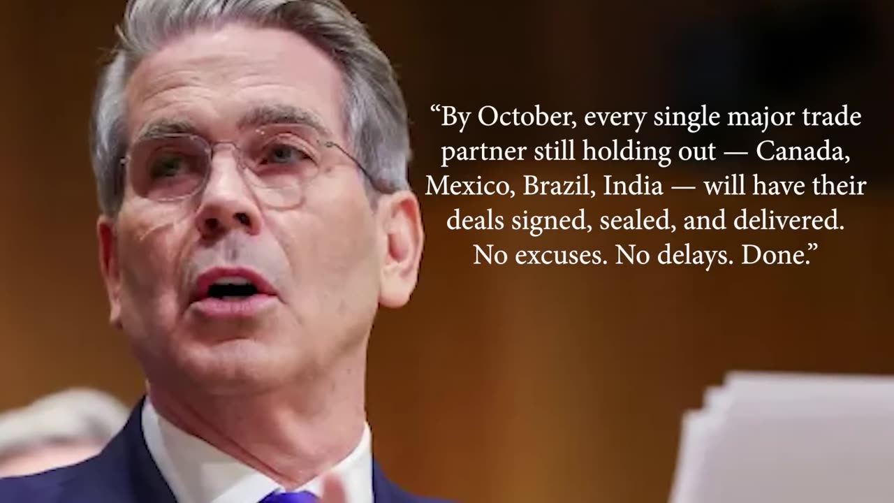 Sen. Hakeem Jeffries FREAKS OUT and QUITS as Bessent DROPS Trade BOMBSHELL on CNBC!