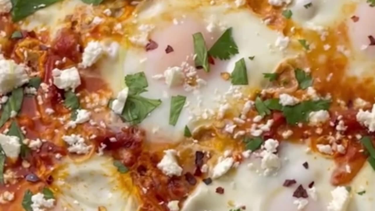 A one-pot vegetarian meal, this Shakshuka recipe
