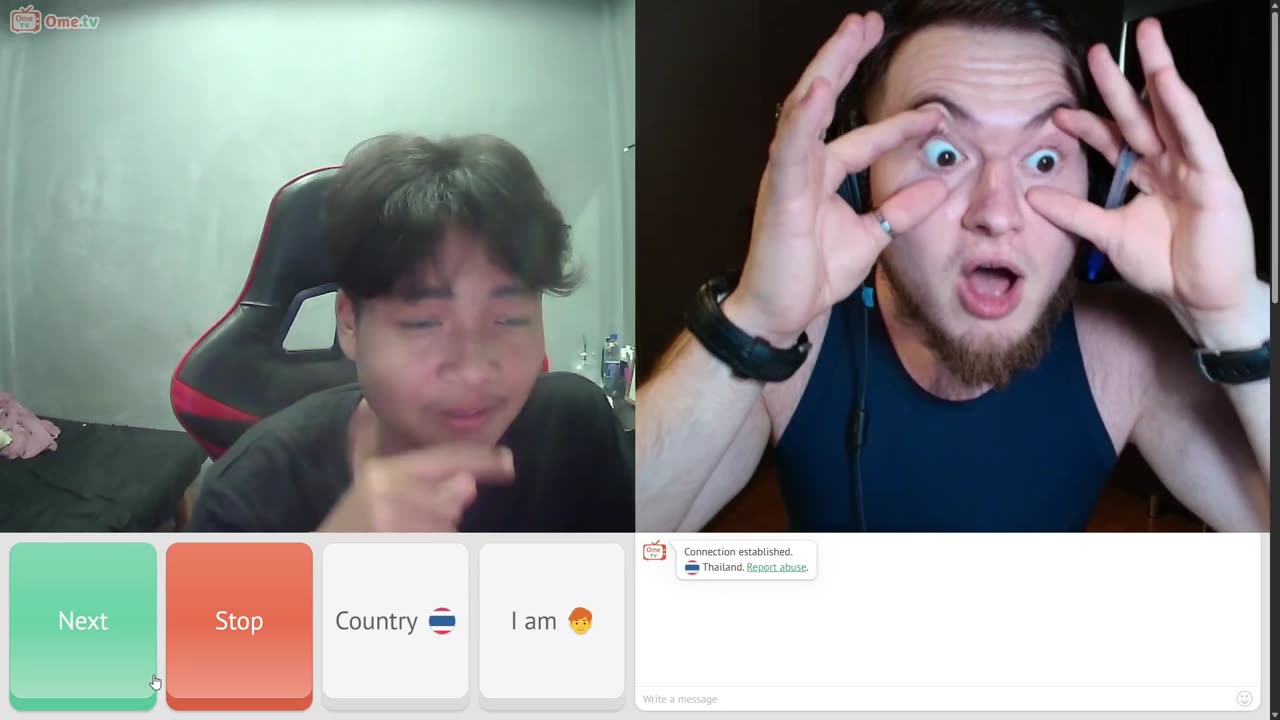 Thai vs Pale Guy on Monkey App