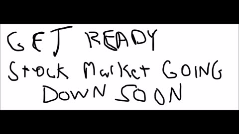 Stock Market Going Down Soon