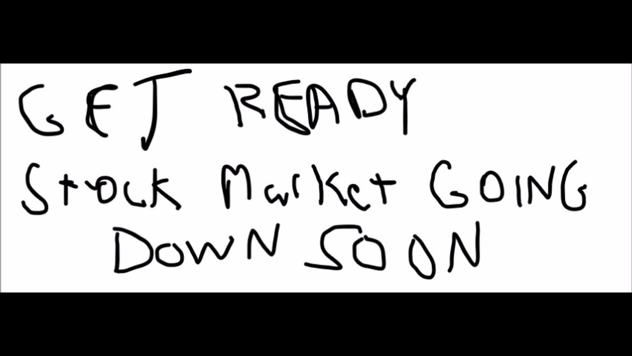 Stock Market Going Down Soon
