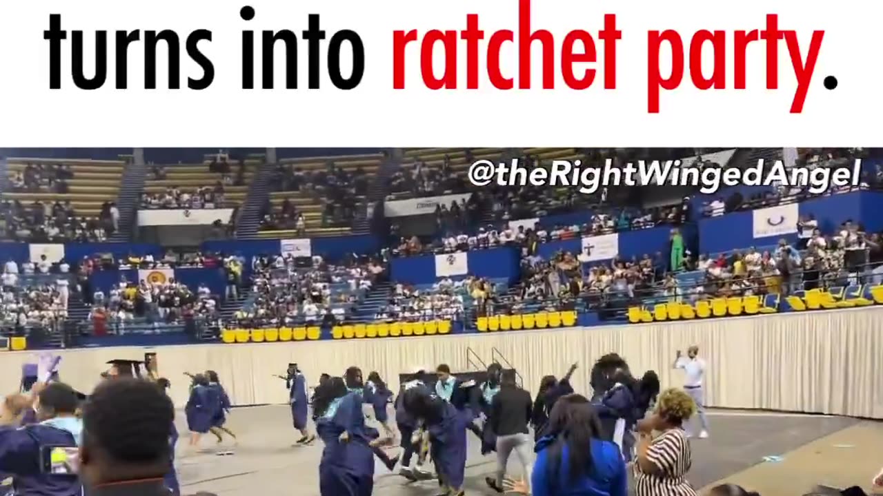 High School Graduation Turns Into Ratchet Party