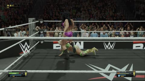 wwe 2k25 188 universe Chyna VS Tiffany Stratton