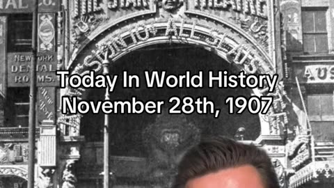 THE HISTORIC MOMENT OF NOVEMBER 28th, 1907