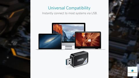 Anker USB 3.0 SD Card Reader, 2-in-1 SD Card Reader for SDXC, SDHC, MMC, RS-MMC, Micro SDX