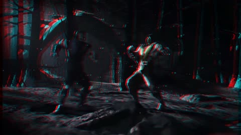 Mortal Kombat Scorpion vs Sub zero 3D Anaglyph Glasses