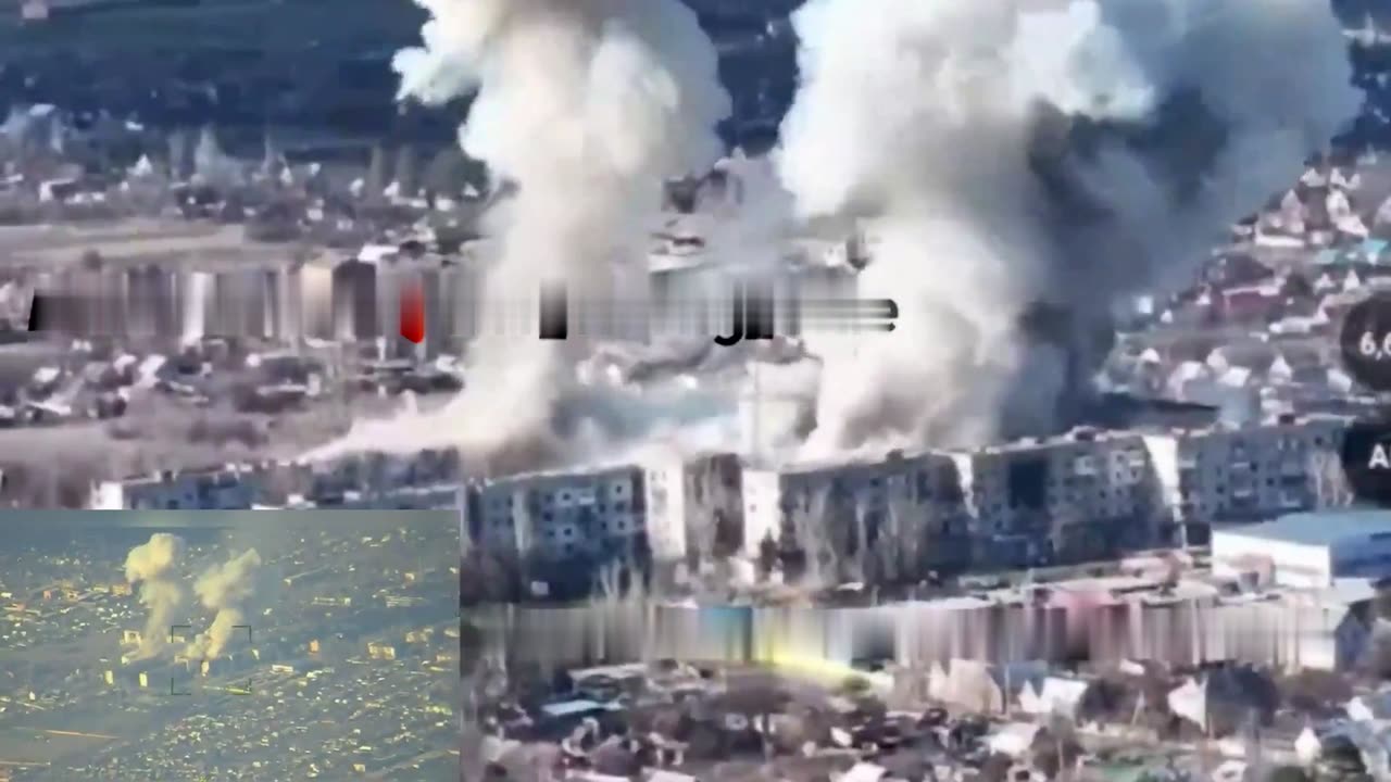 Three Guided Bombs Slam into Apartment Complex