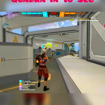 🔥QUADRA IN 10 SEC🔥OP ACE🔥 #9xdgaming #freefire #freefirelive #livestream #shorts #shortvideo