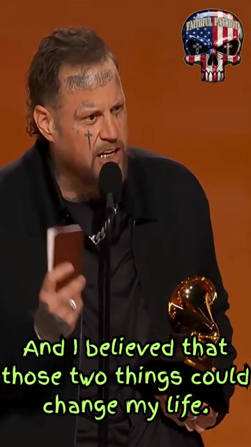 Jelly Roll GIVES the Grammys a Holy Surprise with Jesus Cheers!