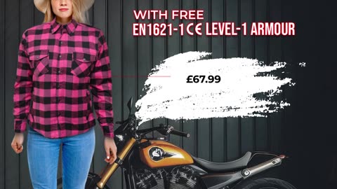 Motorcycle Kevlar Shirt for Women – Ride Safe, Look Stylish