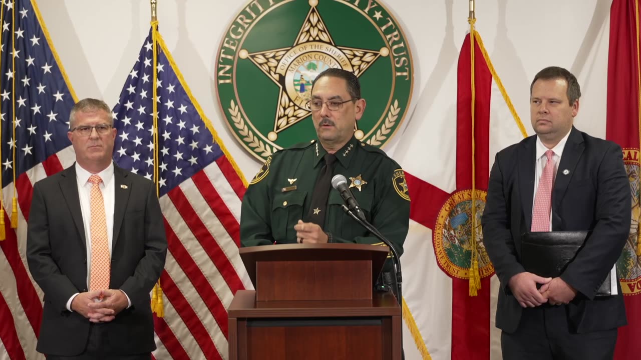 AG James Uthmeier joins Sheriff Woods and State Attorney Gladson to announce extradition of child murderer