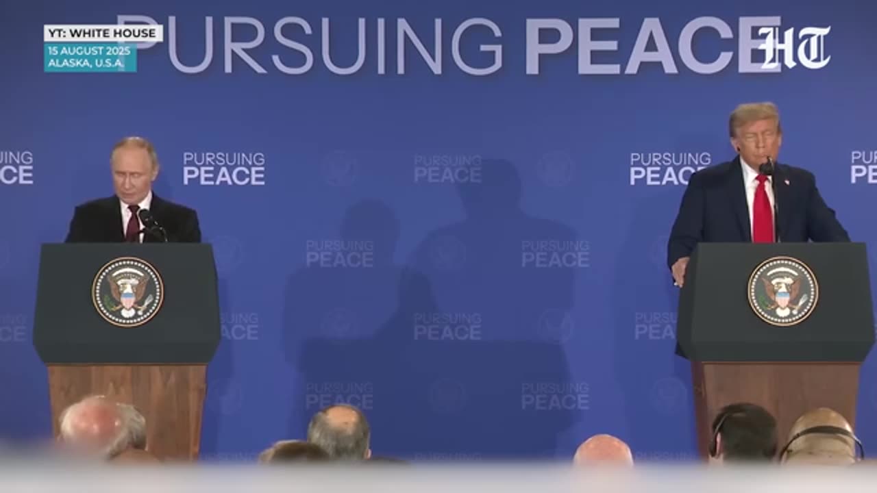 Putin Stuns World By Opening Press Conference With Trump After Alaska Meeting