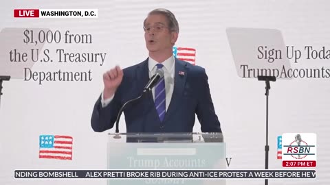 FULL SPEECH: Speaker Johnson and Scott Bessent Wrap Up the Trump Account Launch Summit - 01/28/26