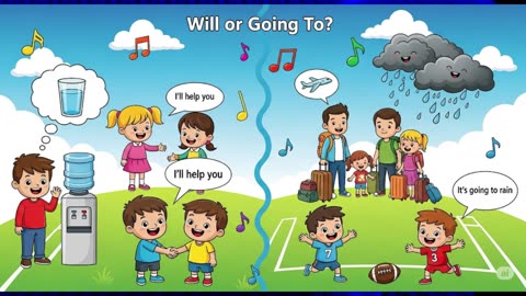 Will or Going To? – Canción educativa sobre el futuro en inglés (creado con Inteligencia Artificial)