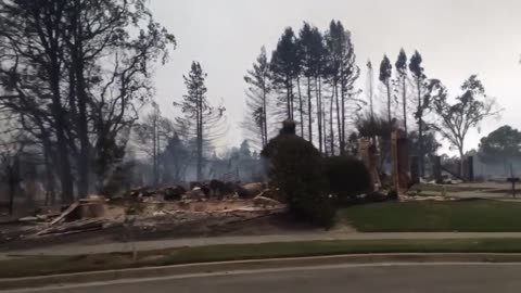 Santa Rosa Fire Tubbs Fire Devastation October 9, 2017